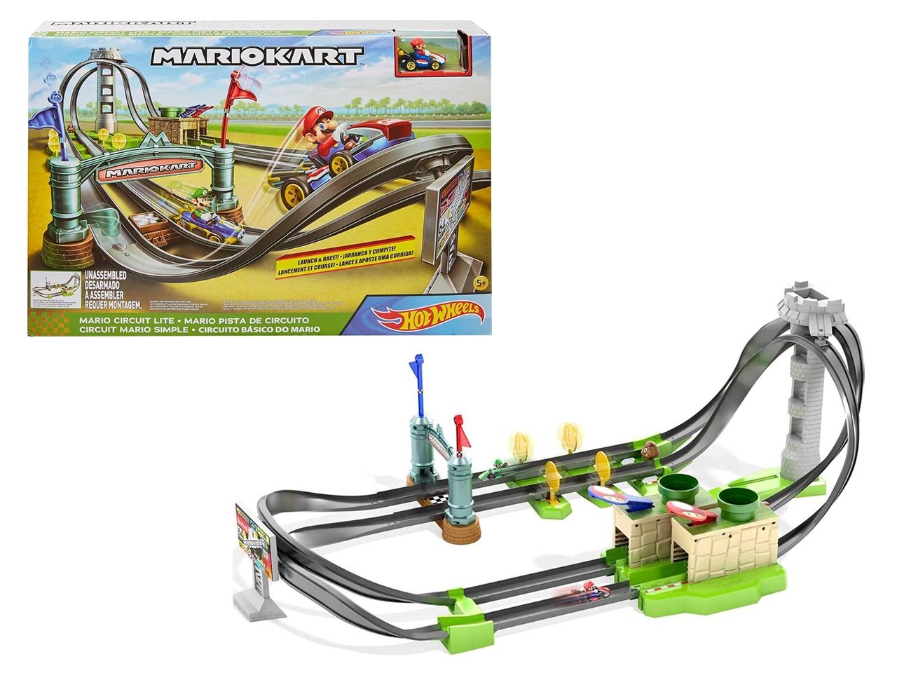 HOTWHEELS MARIO KART PISTA CIRCUITO GHK15