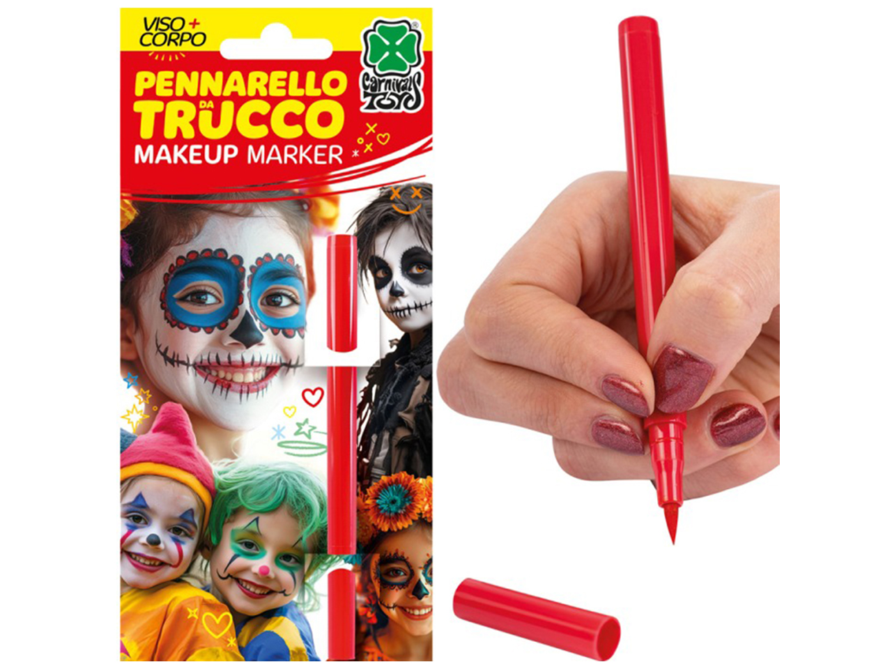 PENNARELLO TRUCCO VISO/CORPO ROSSO 17302