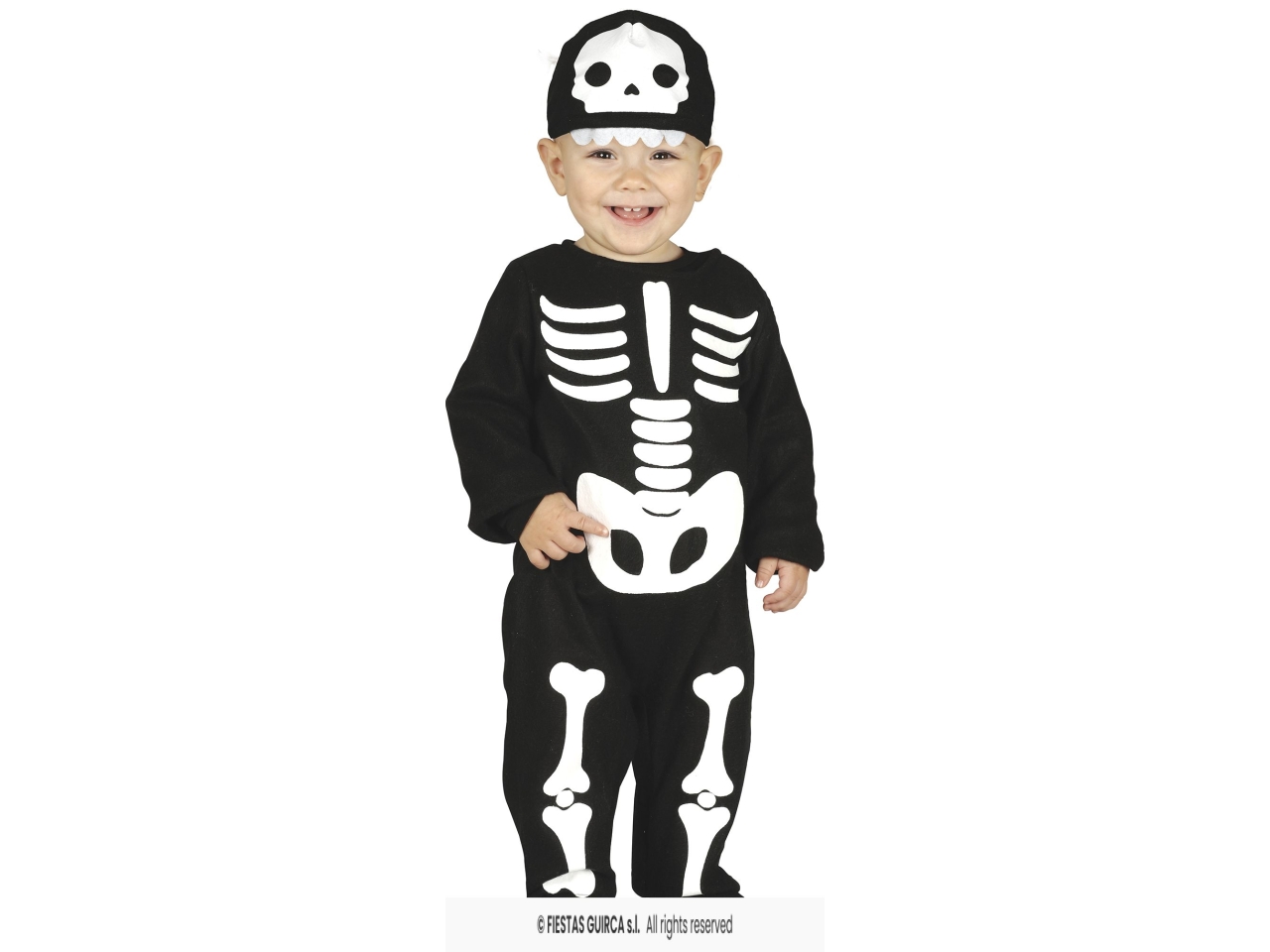 COSTUME SCHELETRO 2/3ANNI 78219