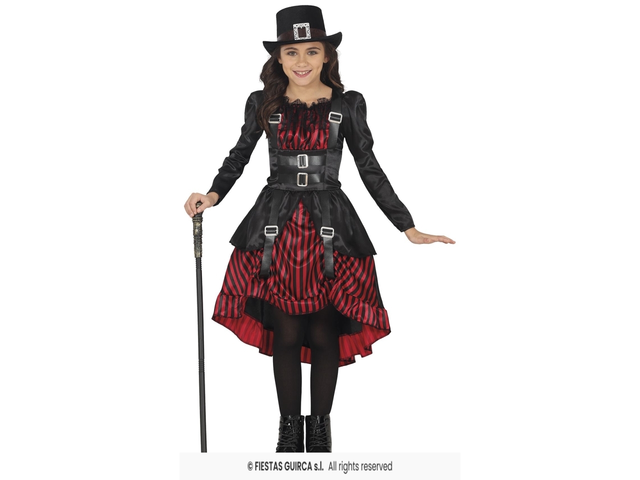 COSTUME GOTHIC GIRL 5/6 ANNI 78661