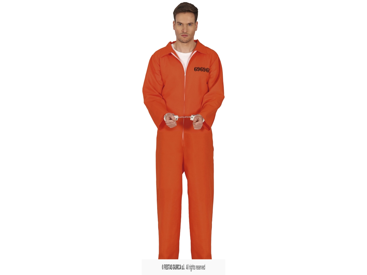 COSTUME ADULTO CARCERATO TG.L 52-54 80435 COSTUME ADULTO CARCERATO TG.L 52-54 80435