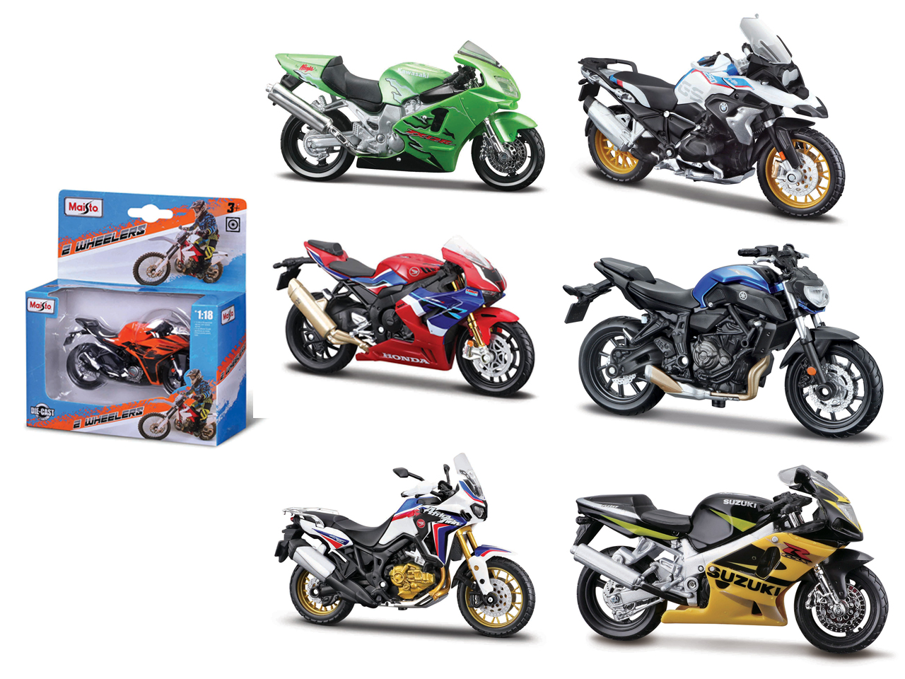 MOTO STRADALI 1:18 31300
