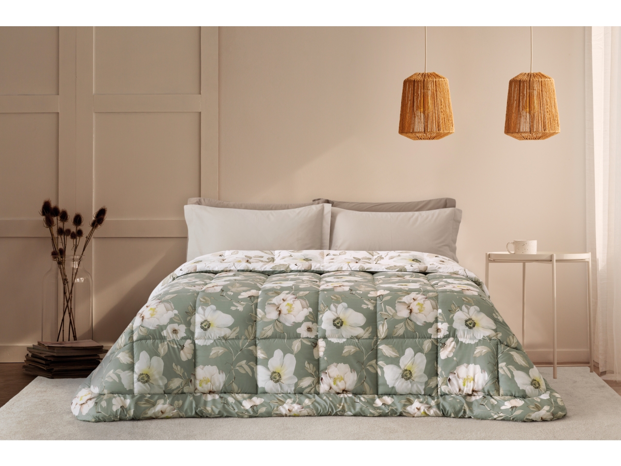 CLERIS TRAPUNTA MICROFIBRA 2P SALVIA LG08650401 CLERIS TRAPUNTA MICROFIBRA 2P SALVIA LG08650401