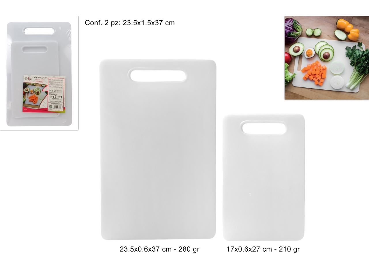 TAGLIERI PLASTICA SET 2 MISURE DEV24022721