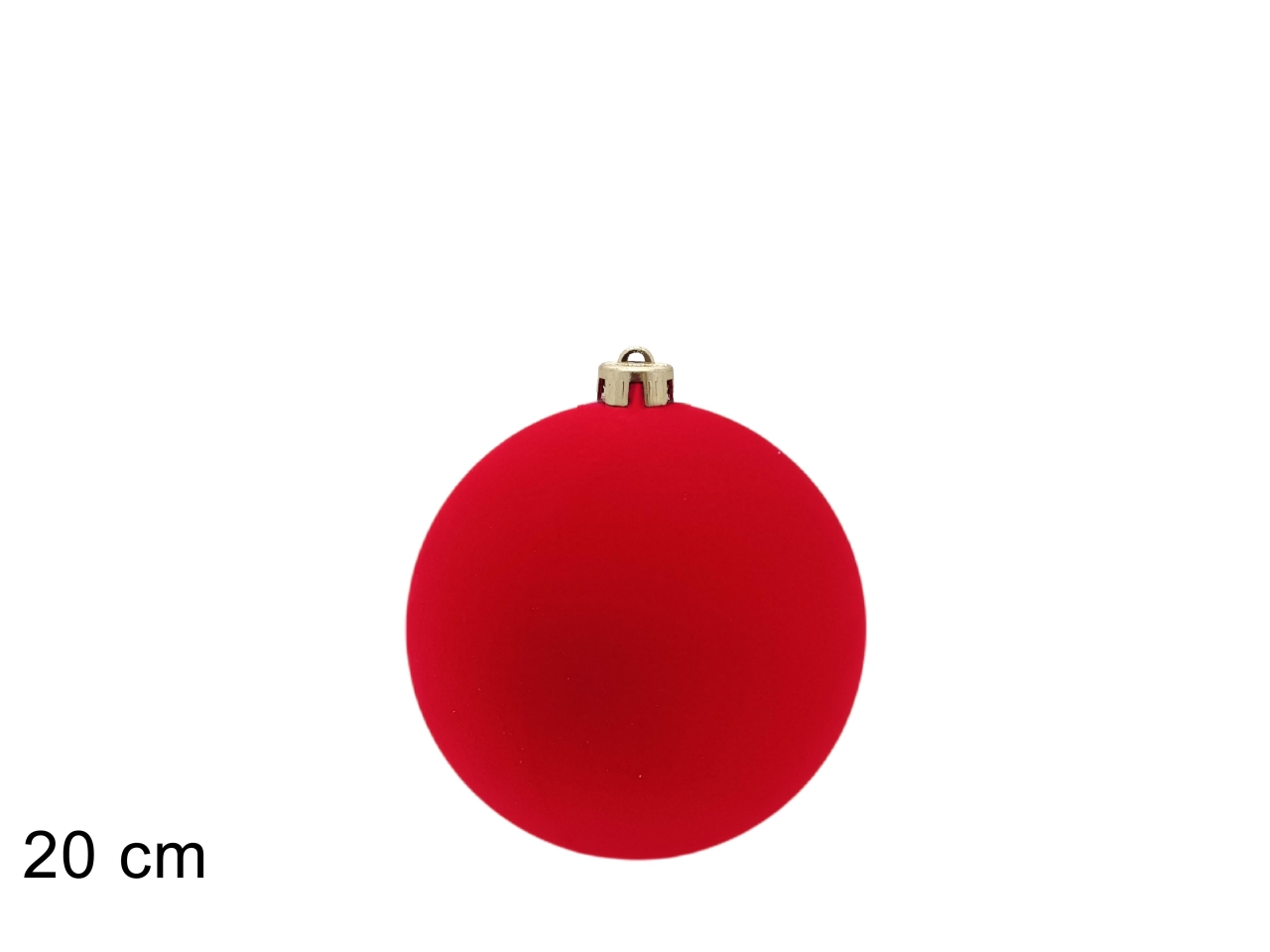 PALLA 20CM FLOCCATA ROSSA XNA24065311