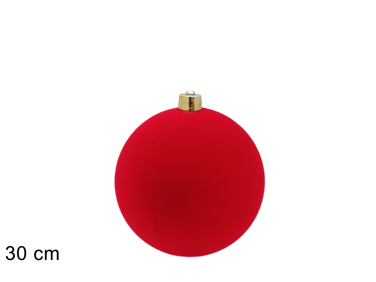 PALLA 30CM FLOCCATA ROSSA XNA24065341