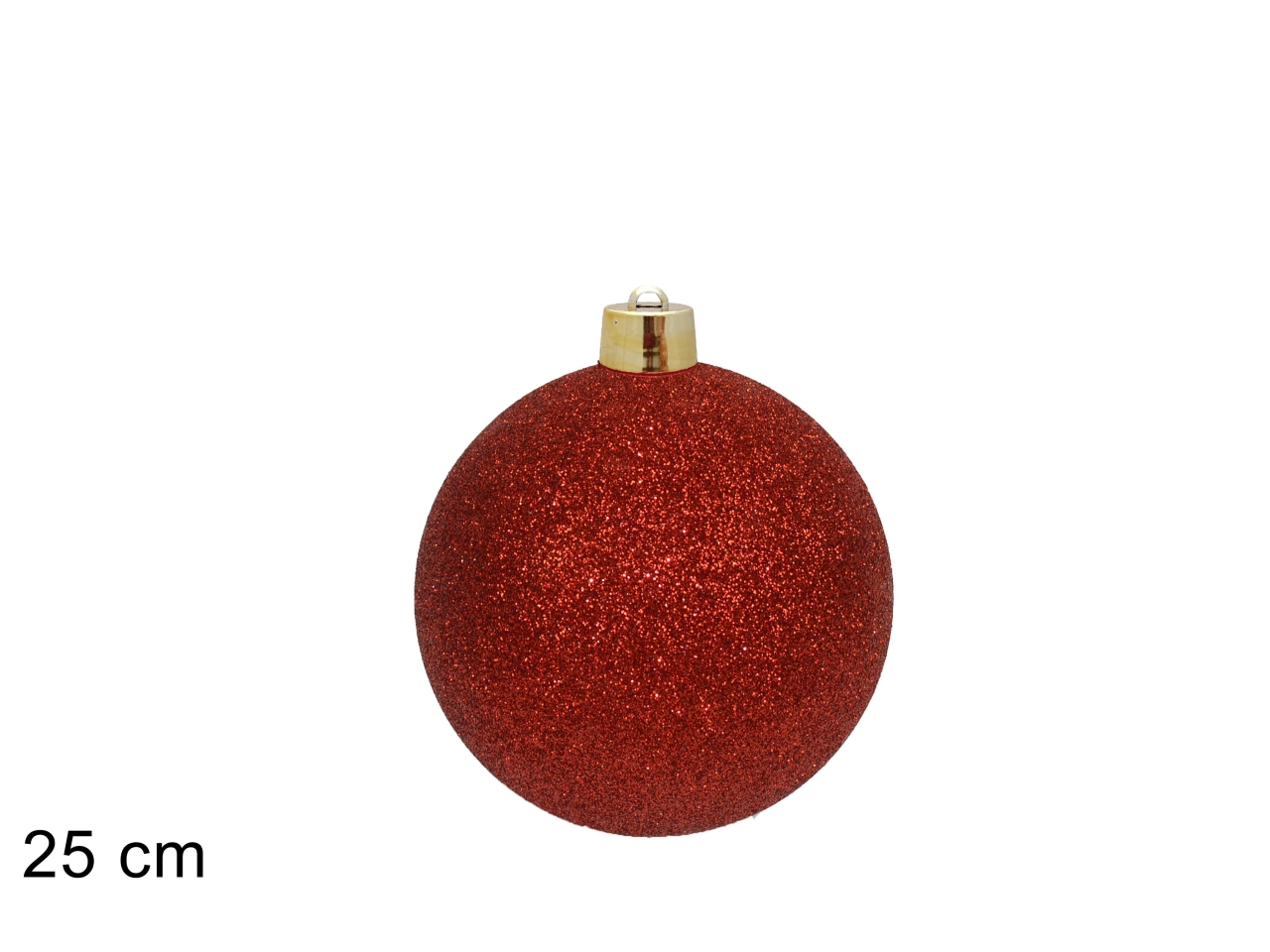 PALLA 25CM GLITTERATA ROSSA XNA24073991