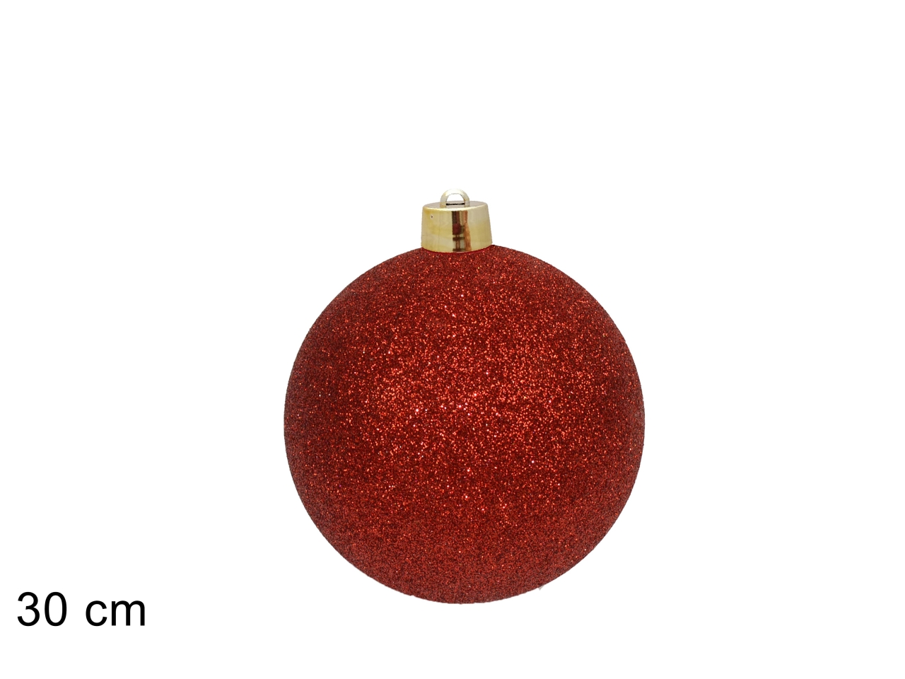 PALLA 30CM GLITTERATA ROSSA XNA24074001