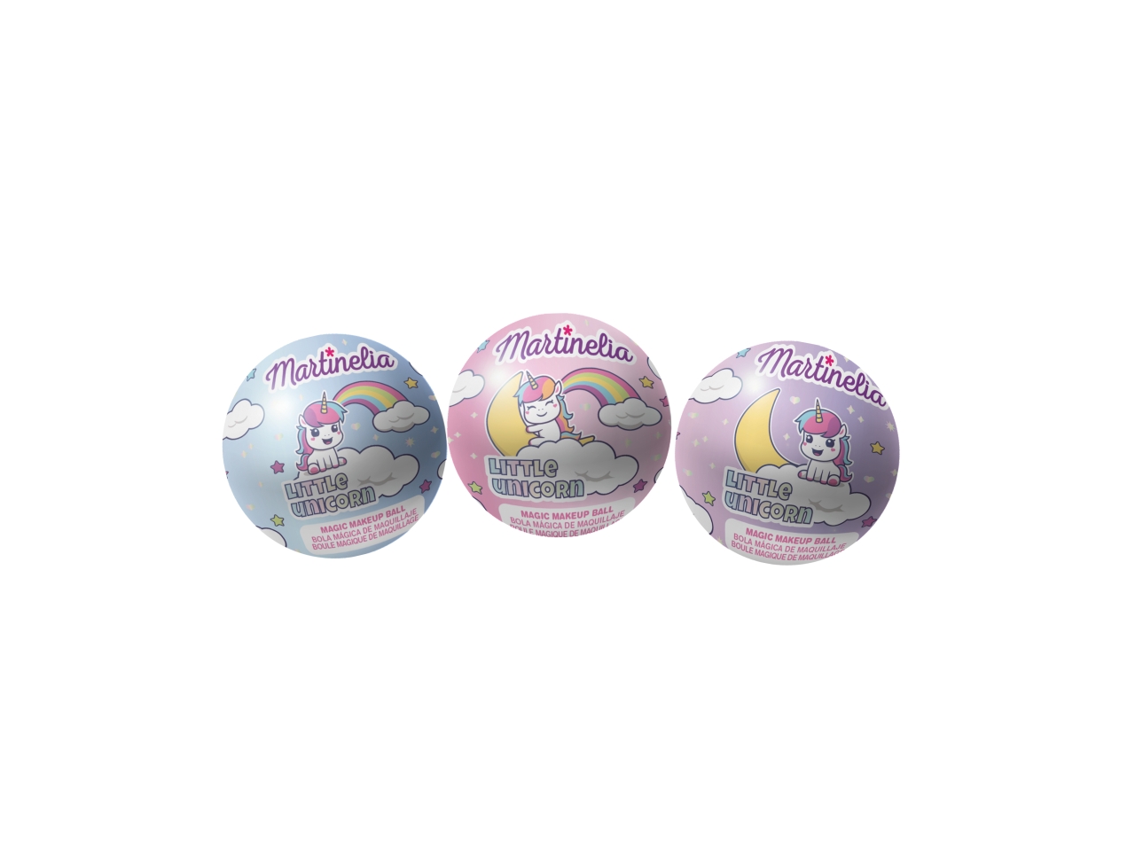 MARTINELIA LITTLE UNICORN MAGIC MAKEUP BALLS 85507