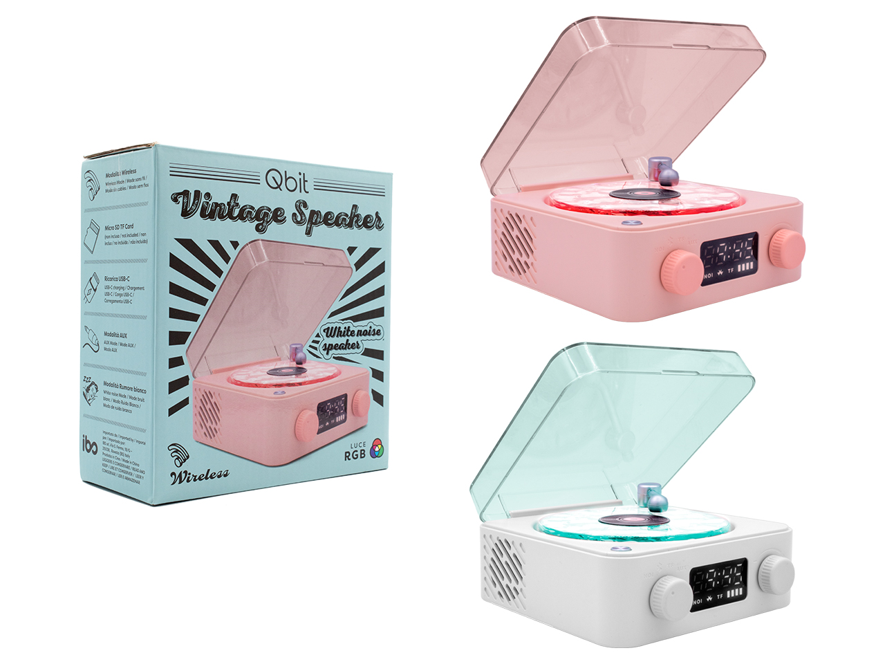 SPEAKER VINTAGE BLUETOOTH I.2 QB006 SPEAKER VINTAGE BLUETOOTH I.2 QB006