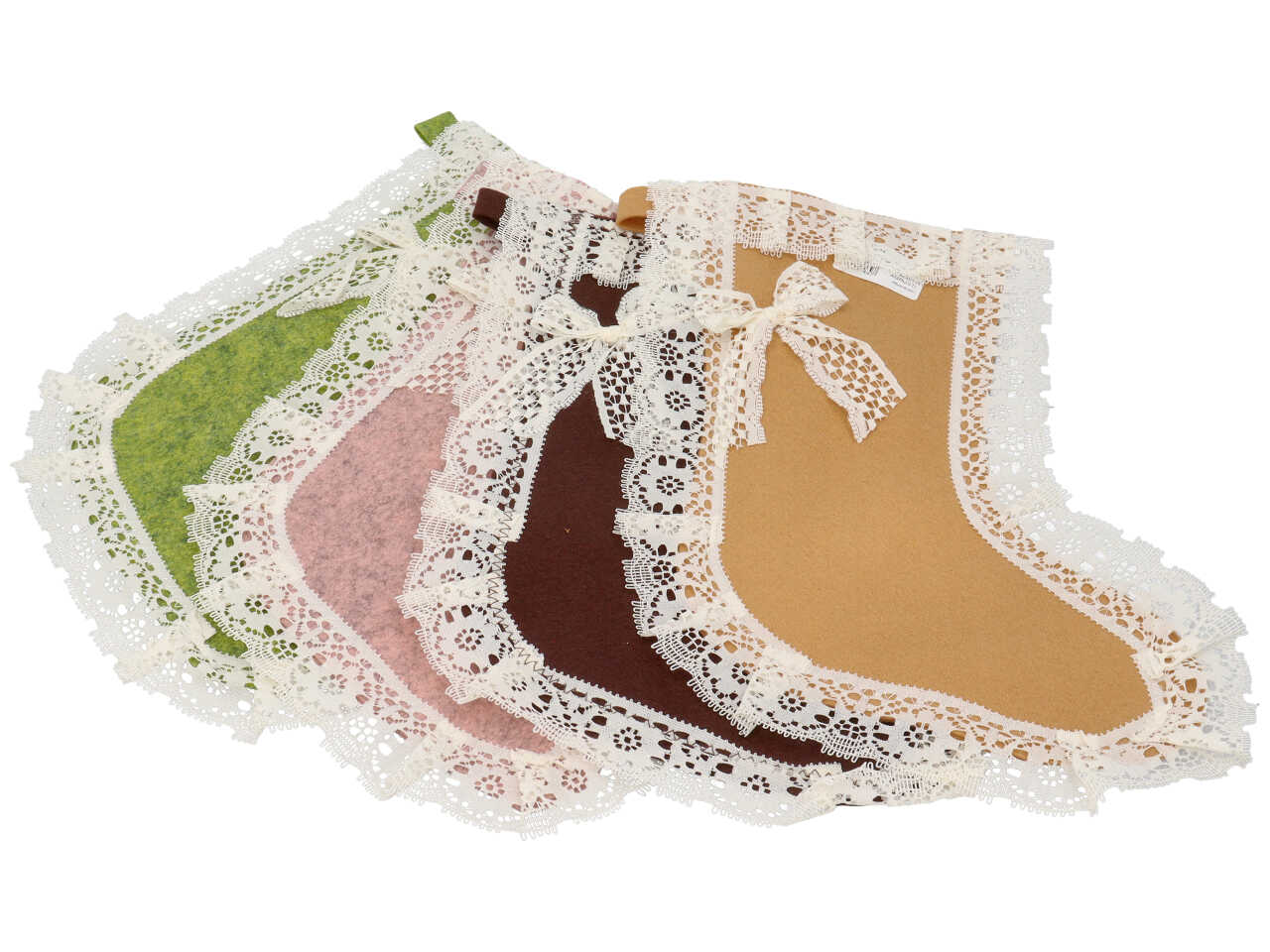 CALZA 35CM PIZZO MACR.NOCC.MAR.ROS.VER.ASS 25/1394