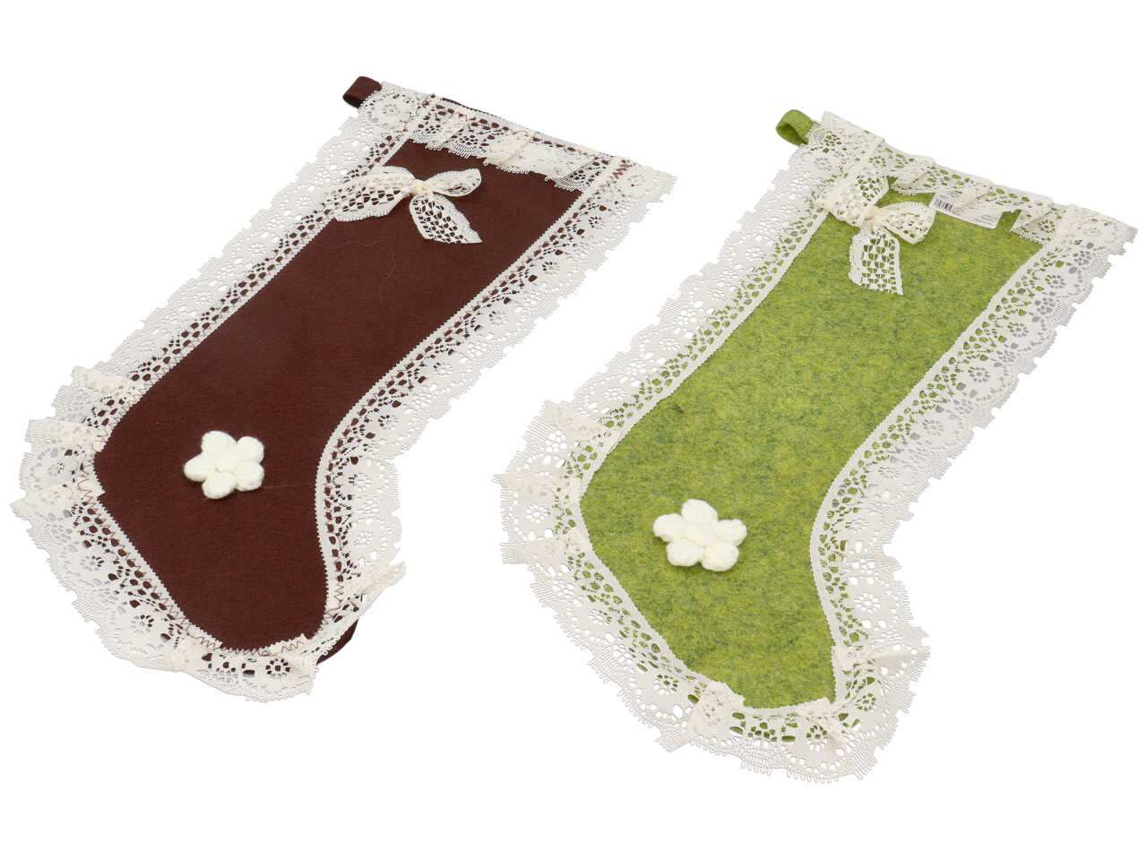 CALZA 45CM PIZZO MACR.NOCC.MAR.ROS.VER.ASS 25/1391