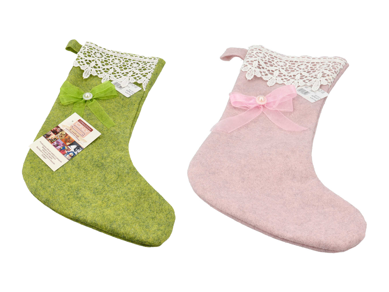 CALZA PANNOLENCI 35CM CON BORDO MACRAME 25/113