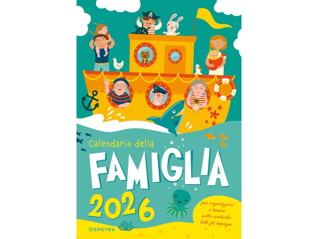 CALENDARIO DELLA FAMIGLIA 2026 58850A