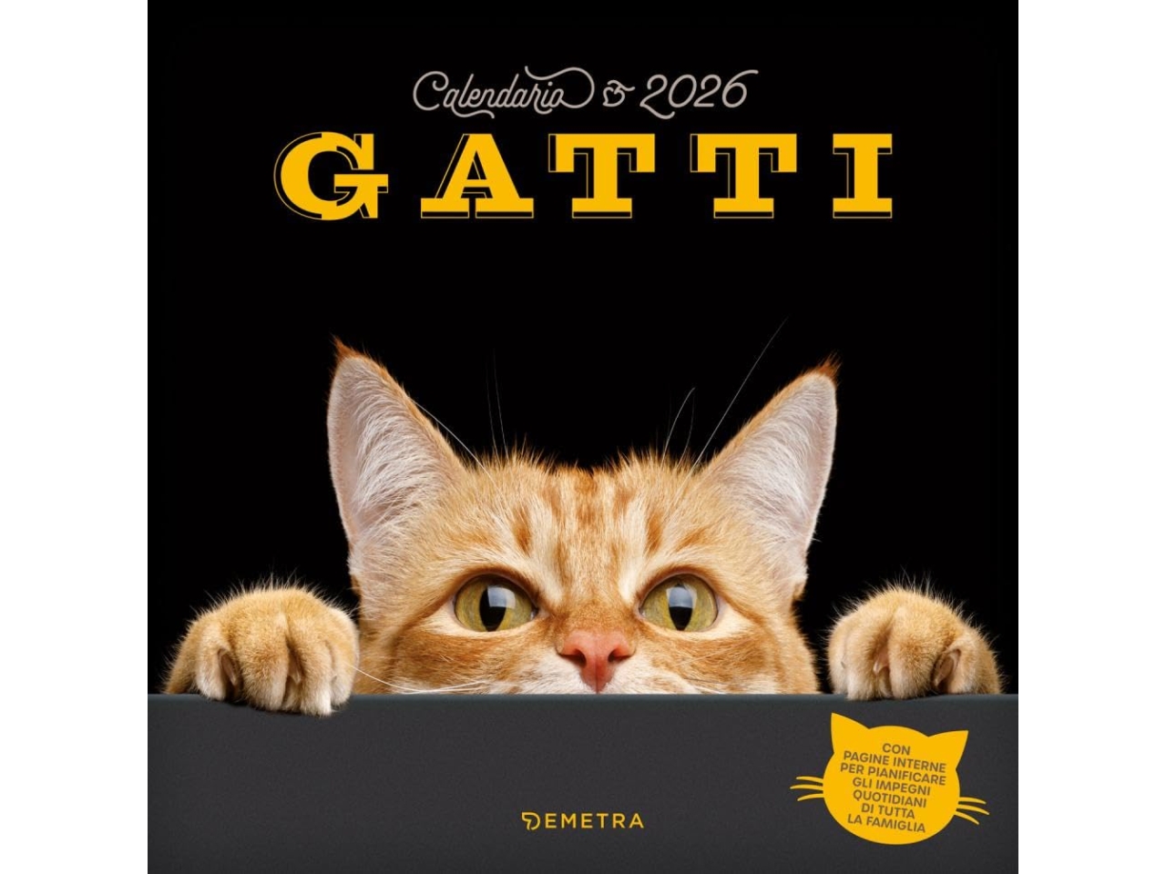 CALENDARIO GATTI 2026 58863A CALENDARIO GATTI 2026 58863A