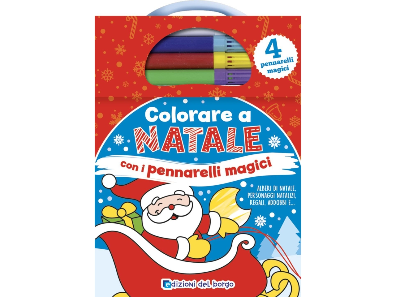 COLORARE A NATALE CON PENNARELLI MAGICI 59389A