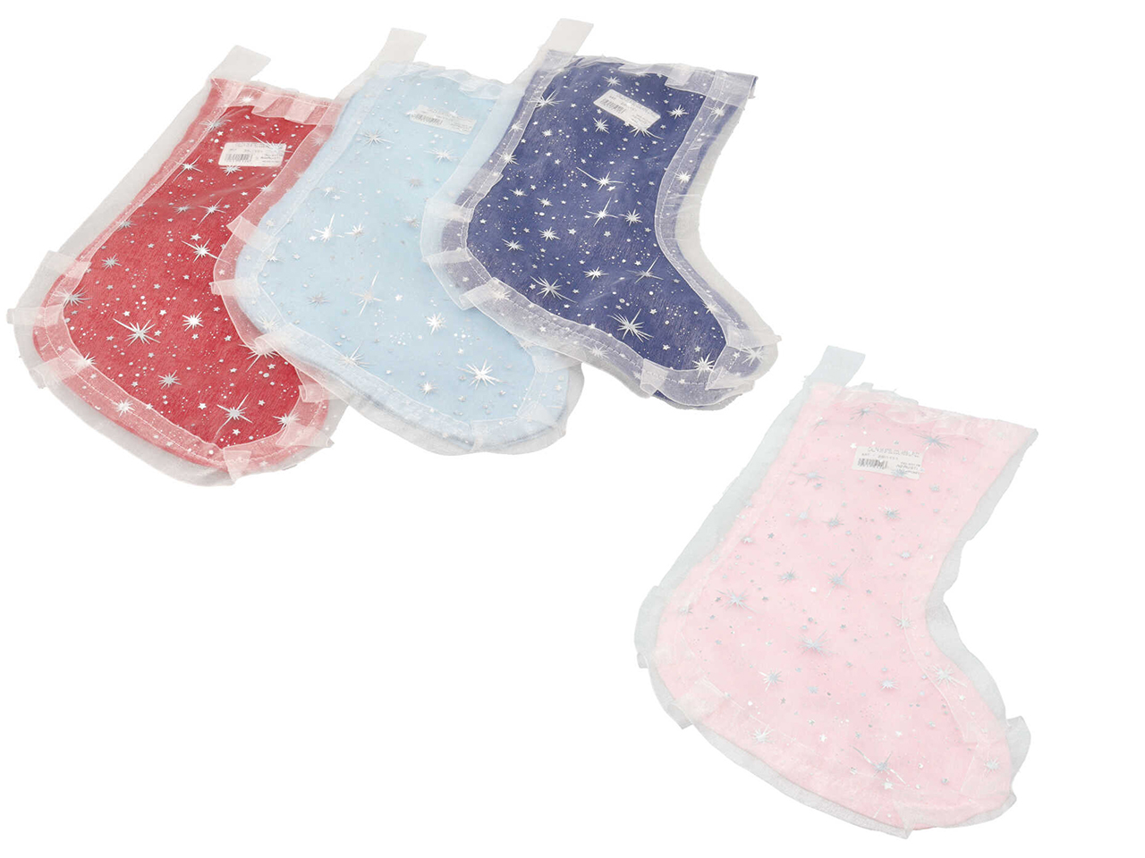 CALZA 35CM FLOK. STELLA ORGANZA ASS. 25/1151