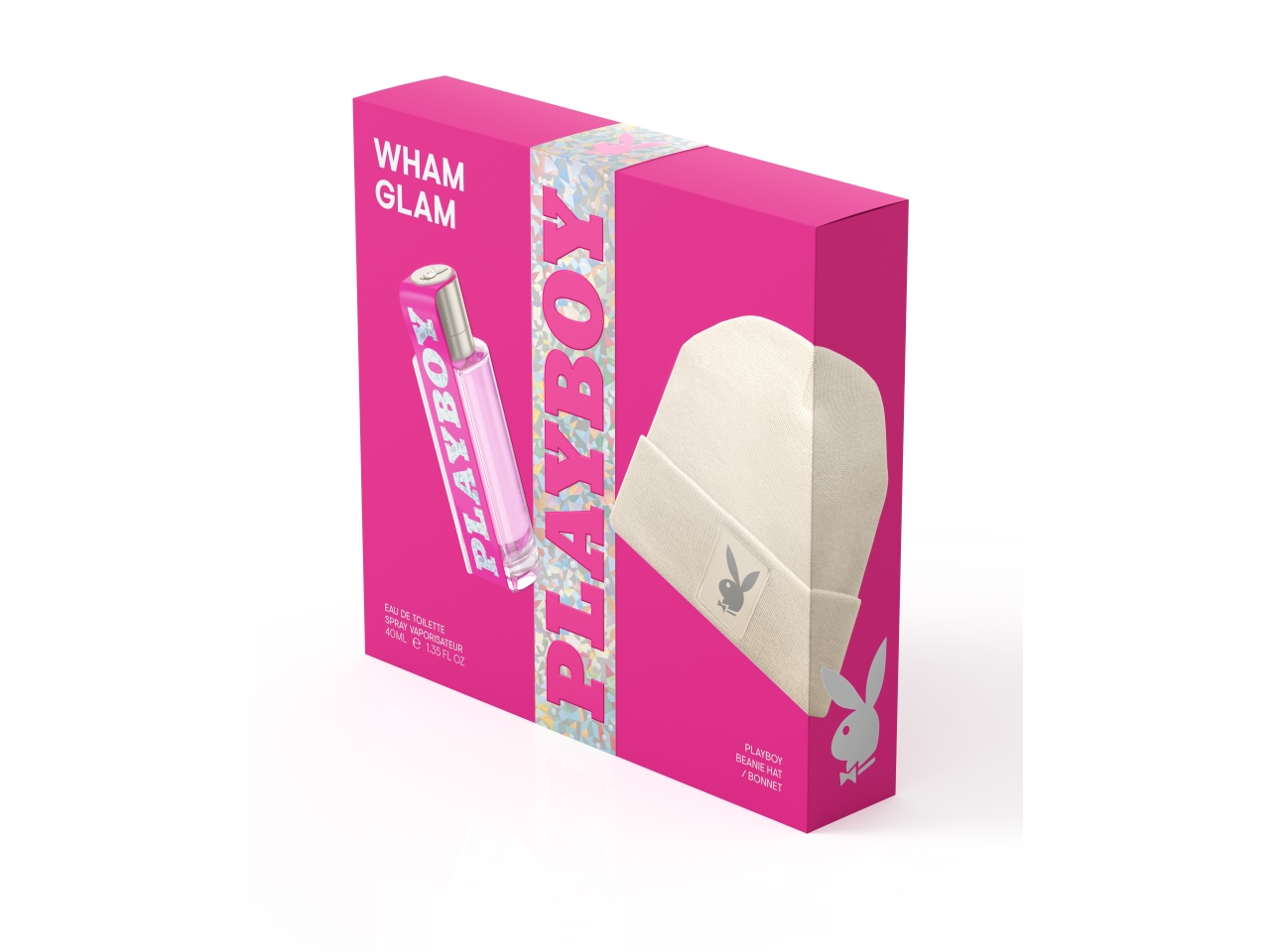 PLAYBOY WHAM GLAM EDT 40ML+CAPPELLO PBYSET0060