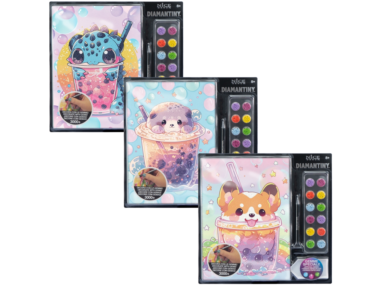 DIAMANTINT LEVEL UP BOBA TEA ASS. 96613 DIAMANTINT LEVEL UP BOBA TEA ASS. 96613