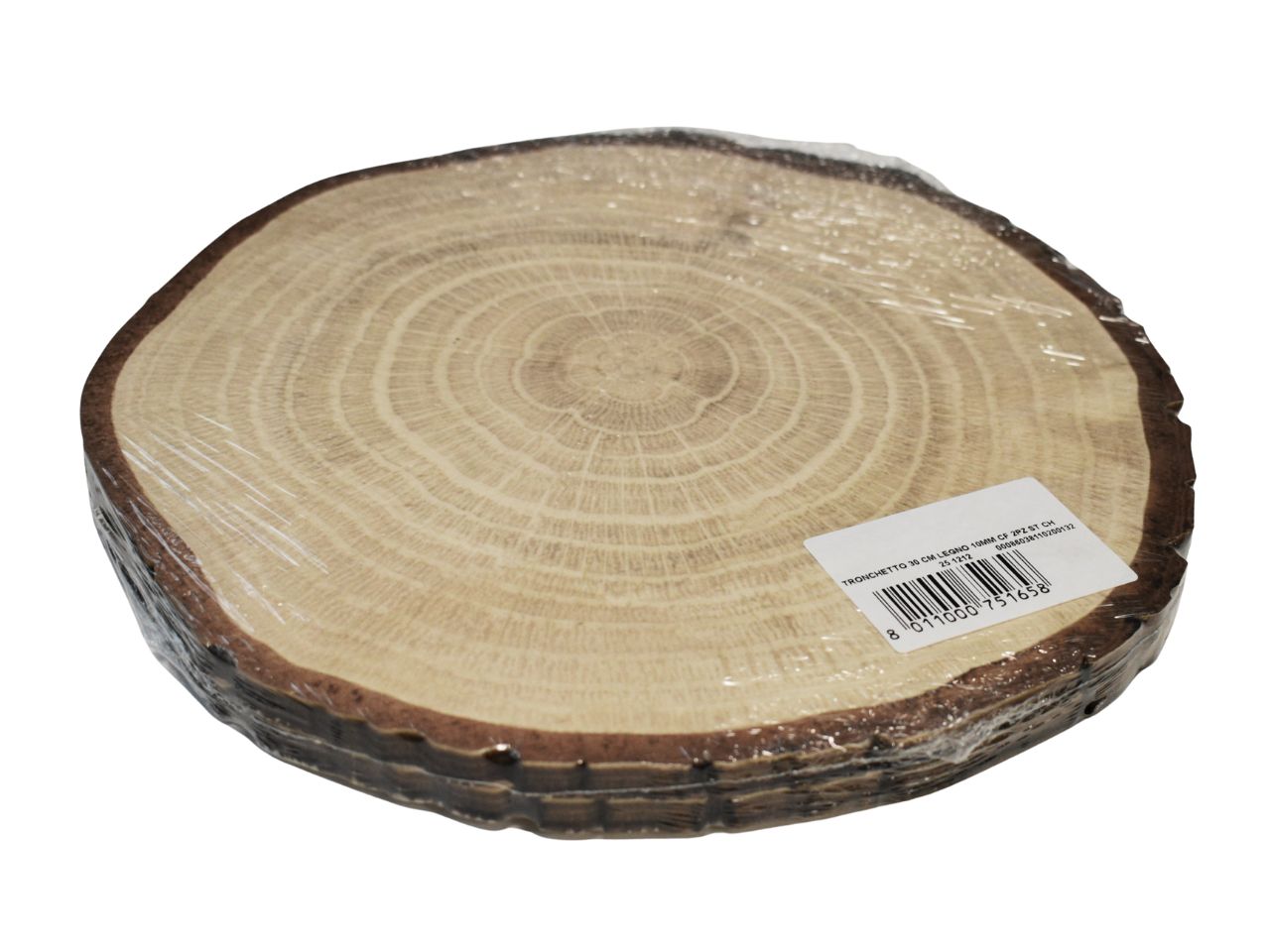 TRONCHETTO LEGNO 30CM 2PZ CHIARO 00086038110200132 TRONCHETTO LEGNO 30CM 2PZ CHIARO 00086038110200132