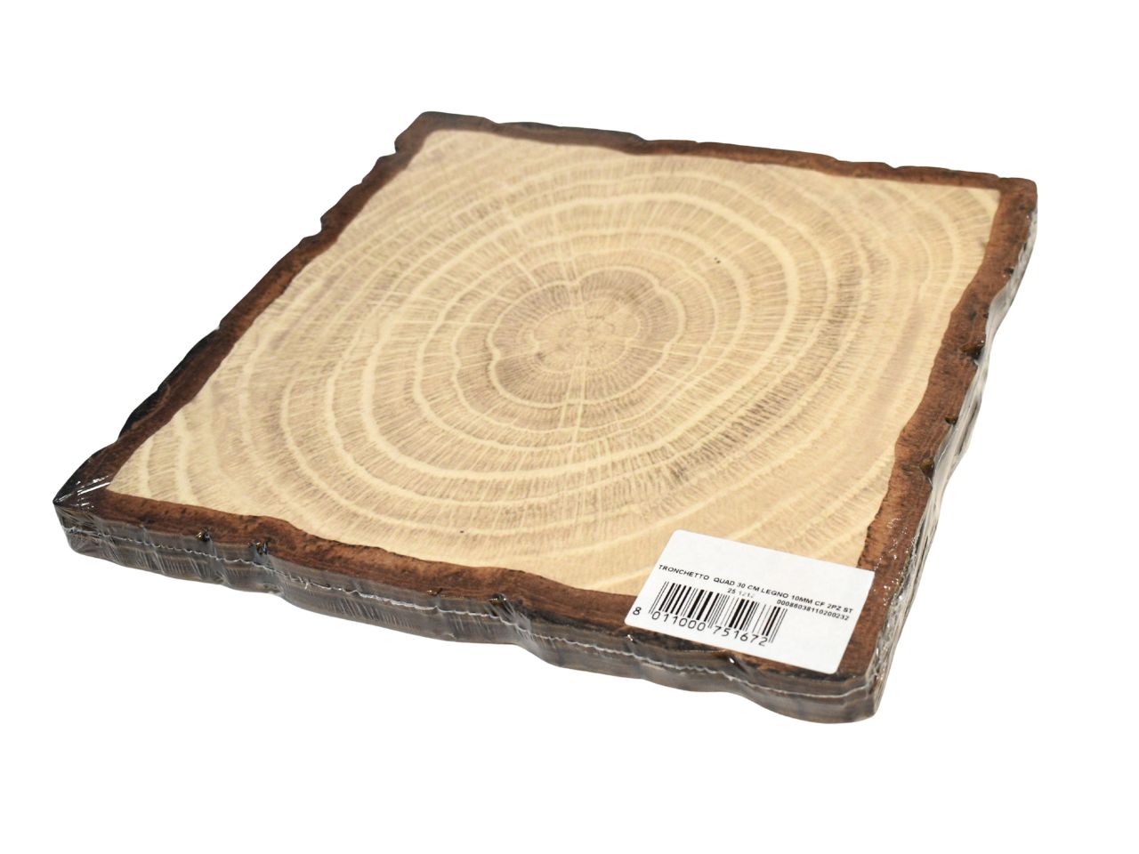 TRONCHETTO LEGNO 30X30CM 2PZ CHI.00086038110200232 TRONCHETTO LEGNO 30X30CM 2PZ CHI.00086038110200232