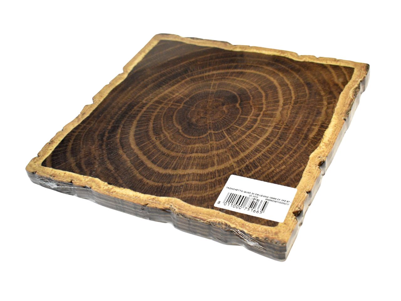 TRONCHETTO LEGNO 30X30CM 2PZ 00086038110200217 TRONCHETTO LEGNO 30X30CM 2PZ 00086038110200217