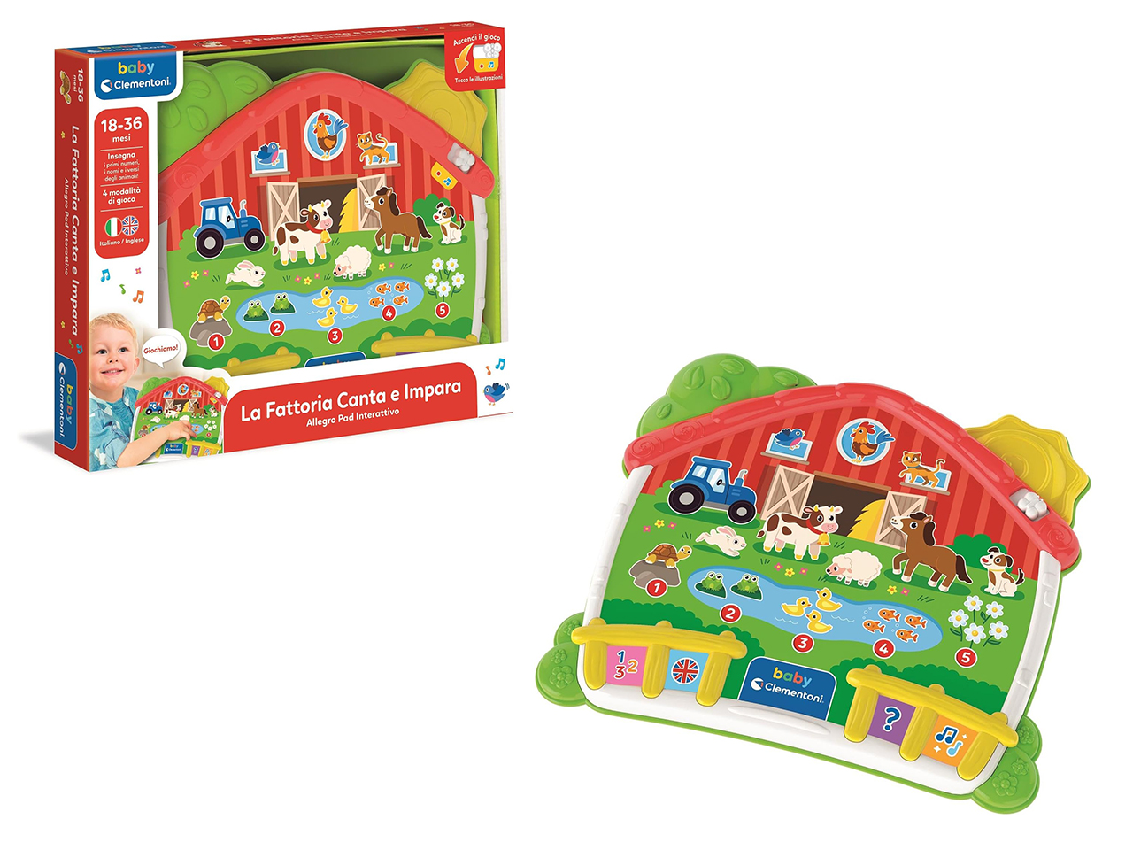 BABY CLEMENTONI LA FATTORIA CANTA E IMPARA 17516.1