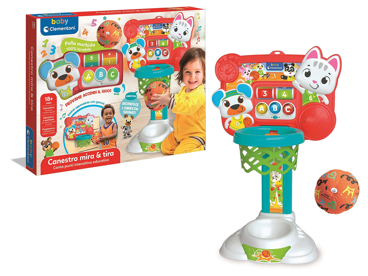 BABY CLEMENTONI CANESTRO MIRA E TIRA 17546.8