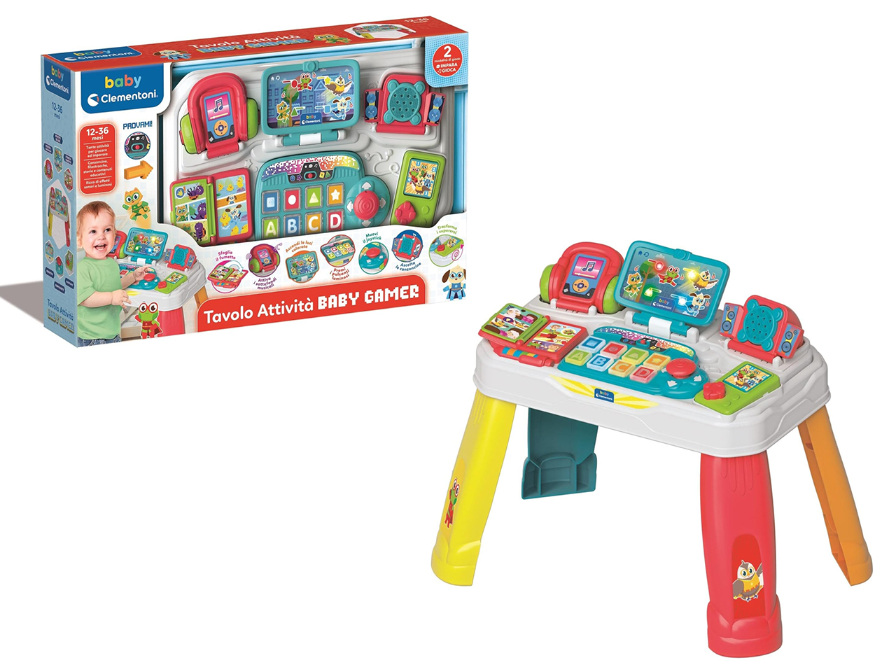 BABY CLEMENTONI TAVOLO ATTIVITA BABY GAMER 17547.5