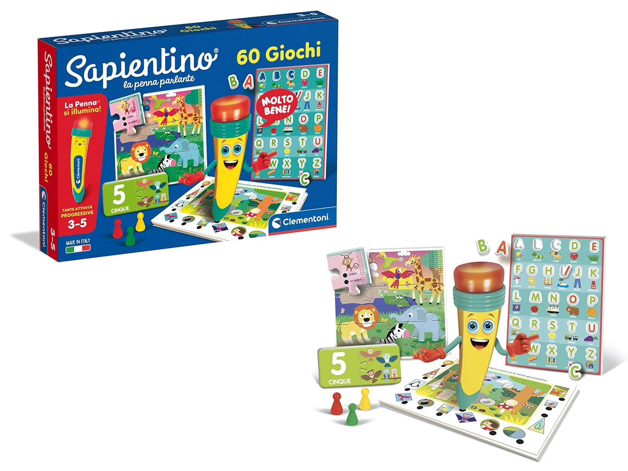 SAPIENTINO PENNA PARLANTE 60 GIOCHI 16494.3