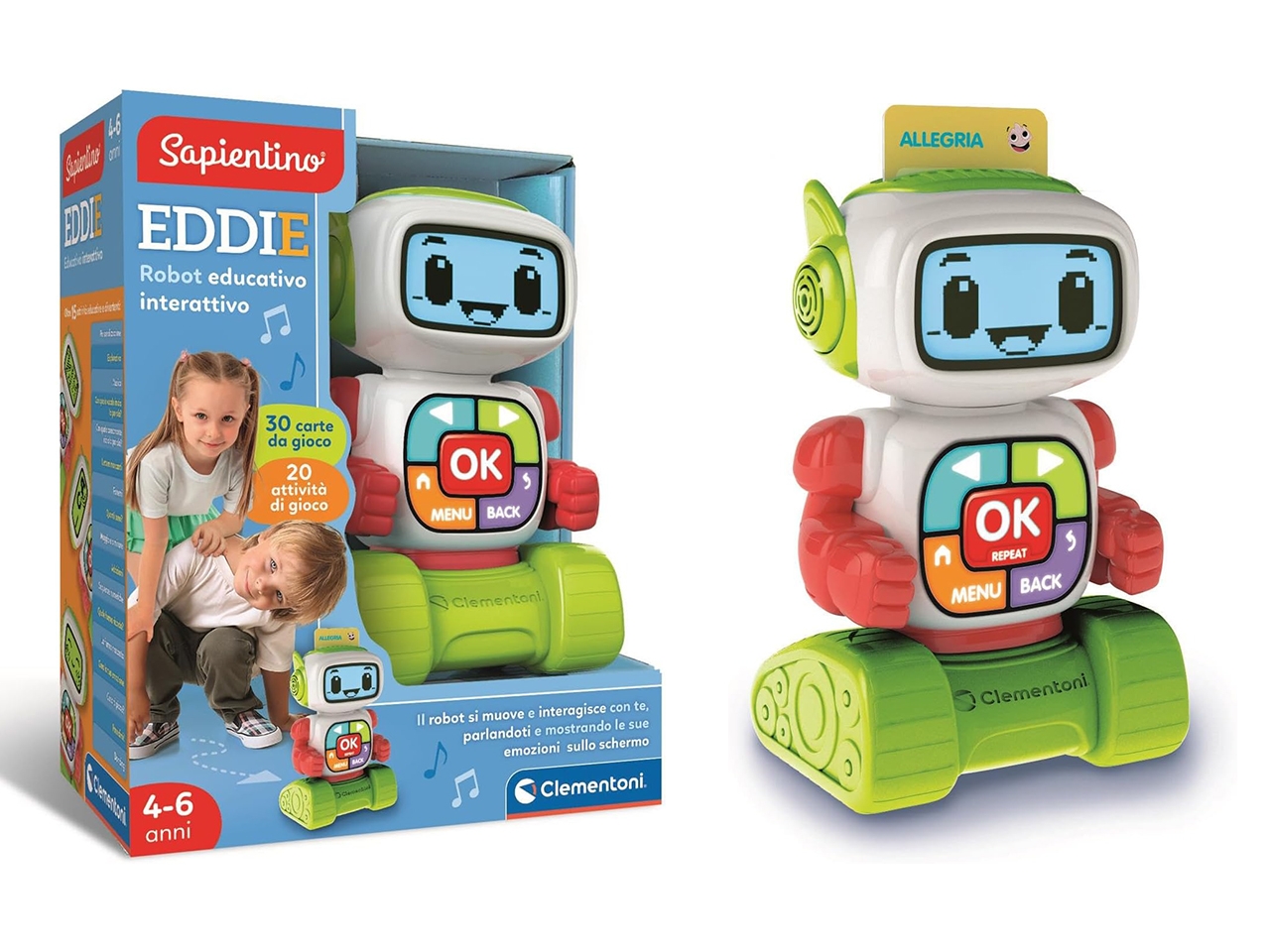 SAPIENTINO EDDIE ROBOT EDUCATIVO 16713.5