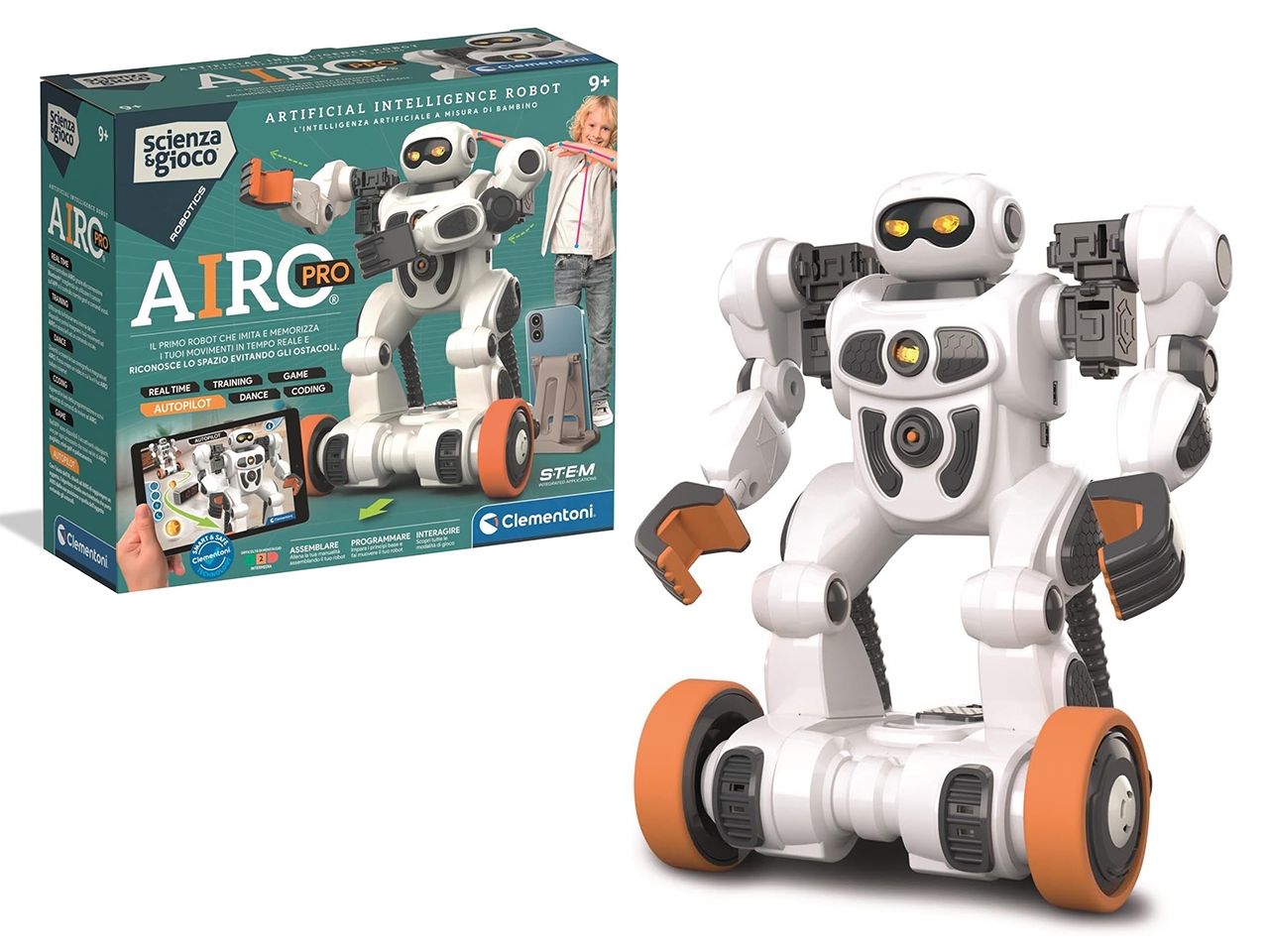 CLEMENTONI ROBOT AIRO PRO ART.INTELLIGENCE 19449.0