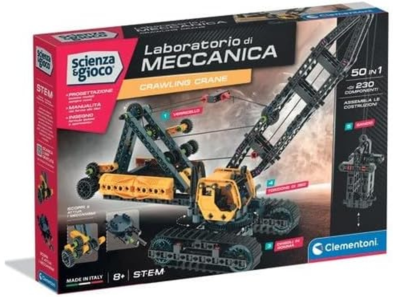 CLEMENTONI LAB. MECCANICA GRU CINGOLATA 19442.1