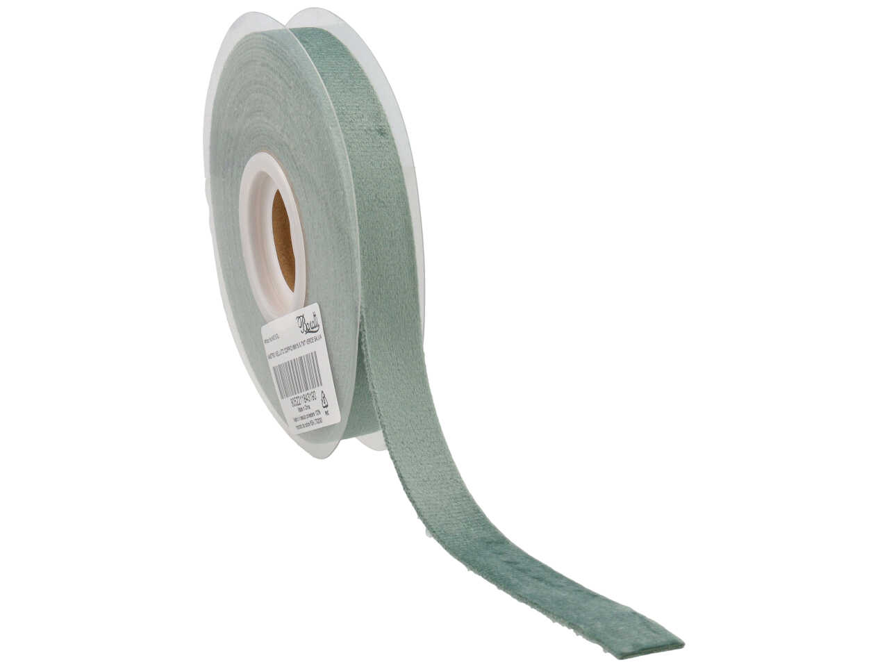 NASTRO VELLUTO DOPPIO 15MMX7MT VERDE SALVIA NVD15 NASTRO VELLUTO DOPPIO 15MMX7MT VERDE SALVIA NVD15