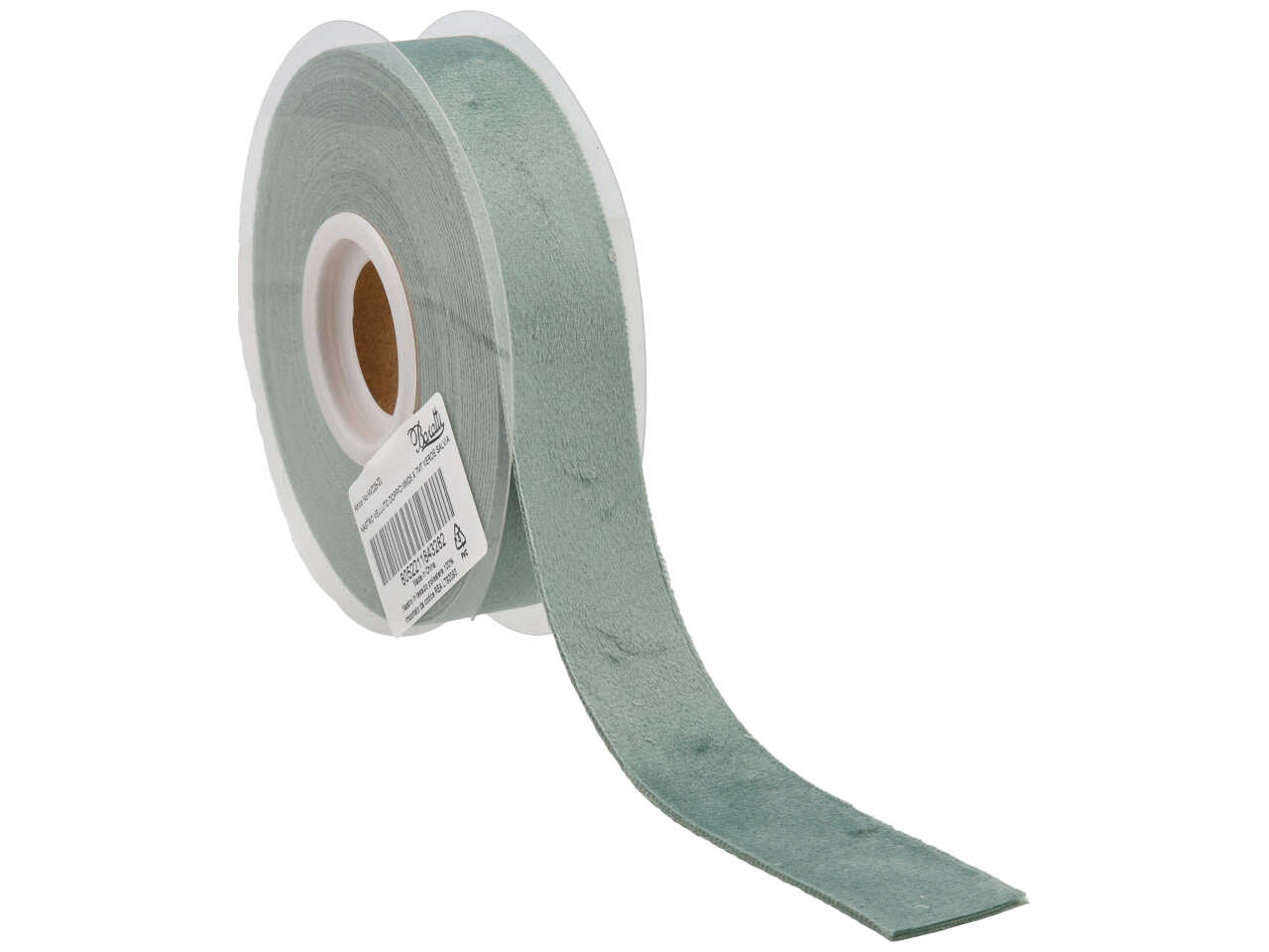 NASTRO VELLUTO DOPPIO 25MMX7MT VERDE SALV.NVD25 20 NASTRO VELLUTO DOPPIO 25MMX7MT VERDE SALV.NVD25 20