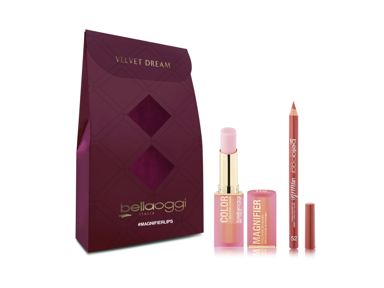 BELLAOGGI MINI GIT MAGNIFIER LIPS 2PZ MNK2506