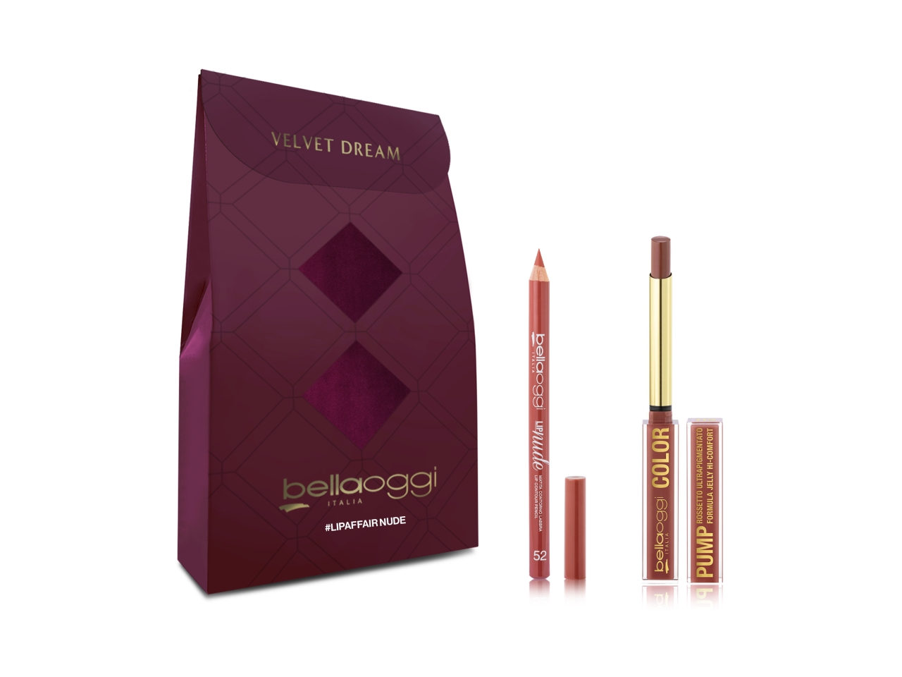 BELLAOGGI MINI GIT LIP AFFAIR NUDE 2PZ MNK2508