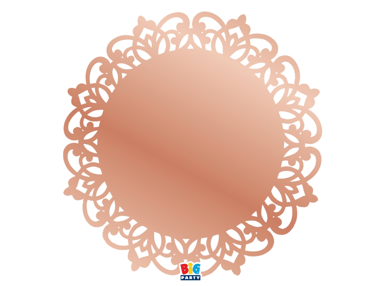 ROYAL SOTTOPIATTI 33CM 6PZ ORO METAL 74771