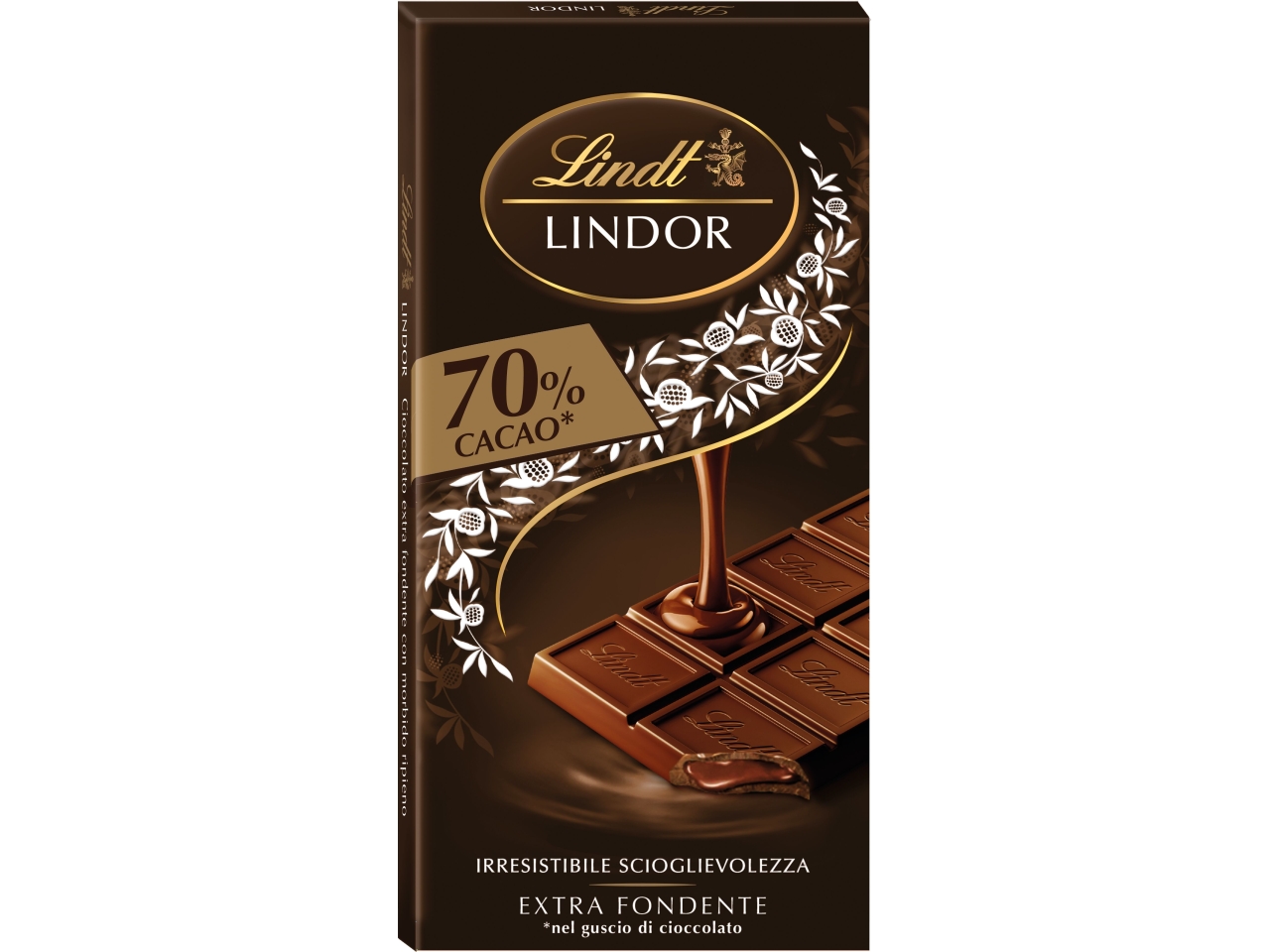 LINDT TAVOLETTA LINDOR FONDENTE 70% 100GR 853316