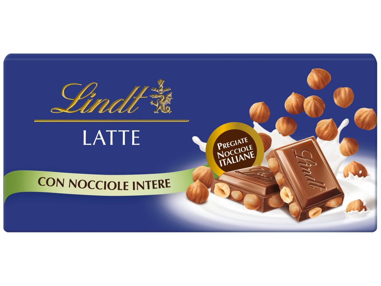 LINDT TAVOLETTA LATTE C/NOCCIOLE 100GR853800