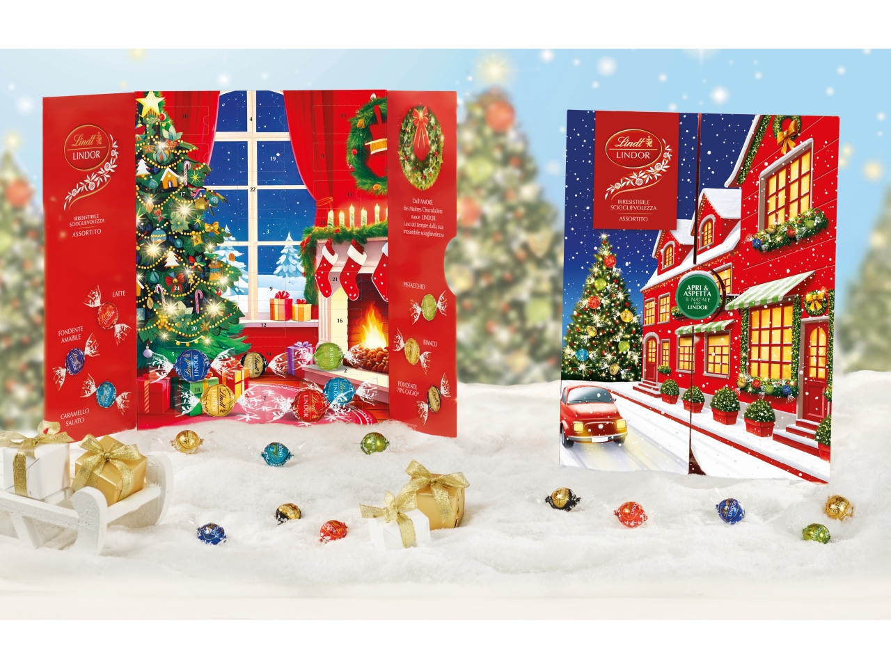 LINDT CALENDARIO AVVENTO LINDOR 299GR 865922 LINDT CALENDARIO AVVENTO LINDOR 299GR 865922