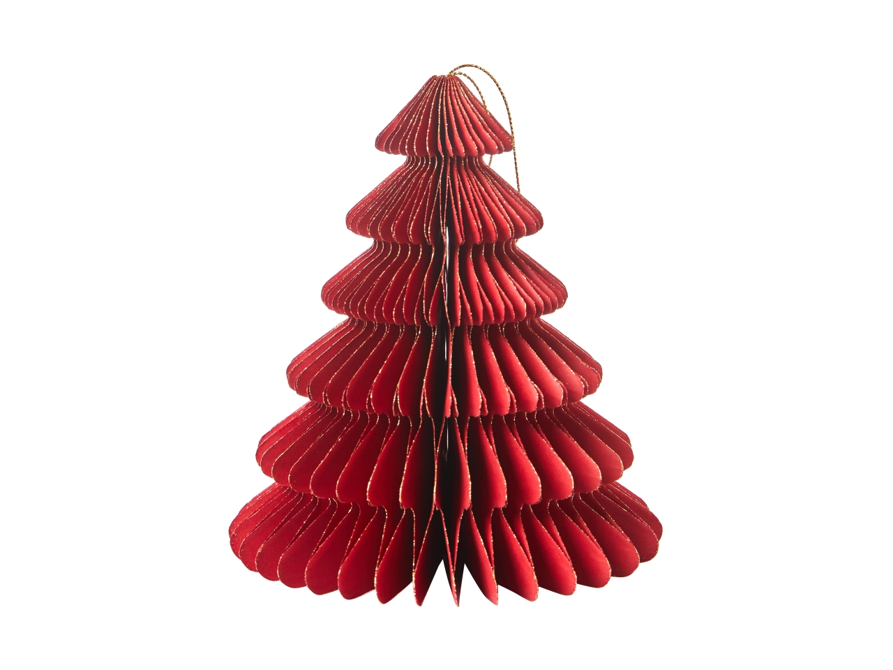 APPENDINO ALBERO CARTA 10CM ROSSO N29543RED