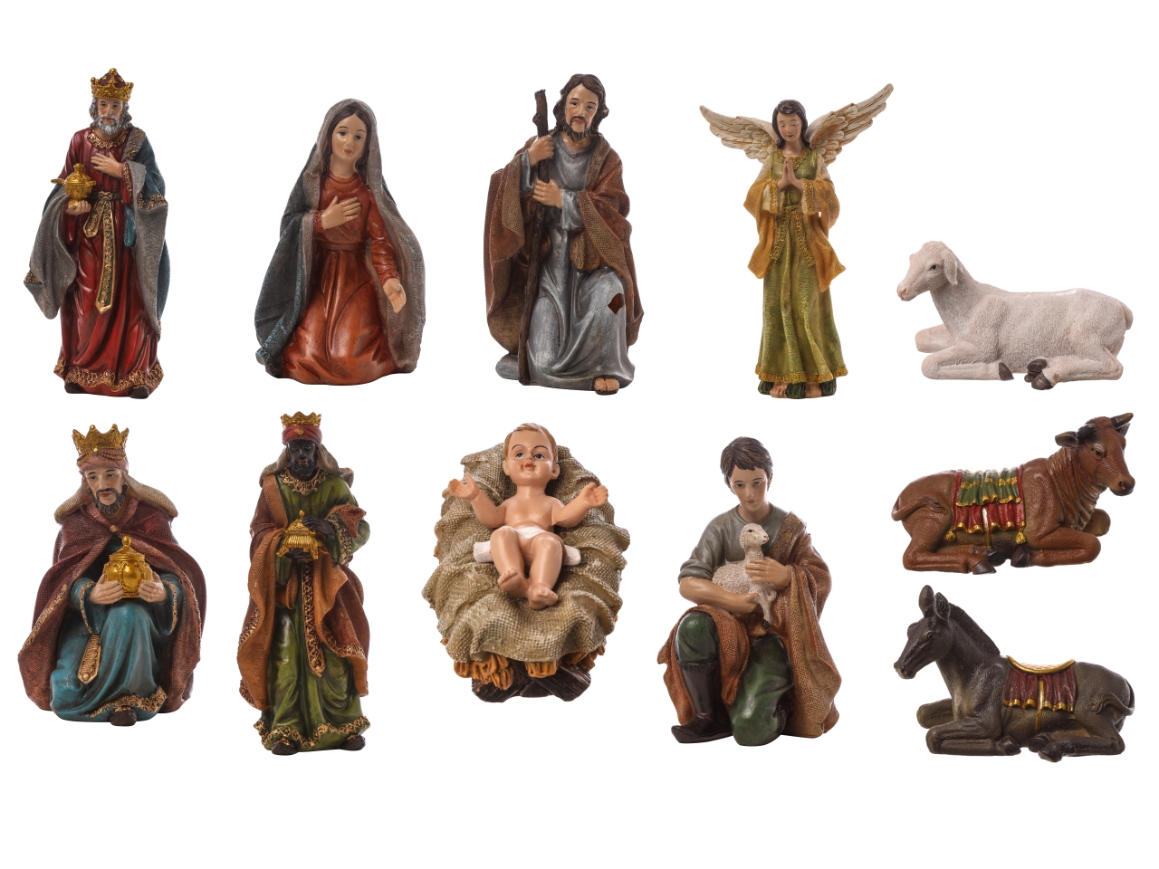 NATIVITA’ RESINA 30CM 11 PZ COLOR N28282 NATIVITA’ RESINA 30CM 11 PZ COLOR N28282