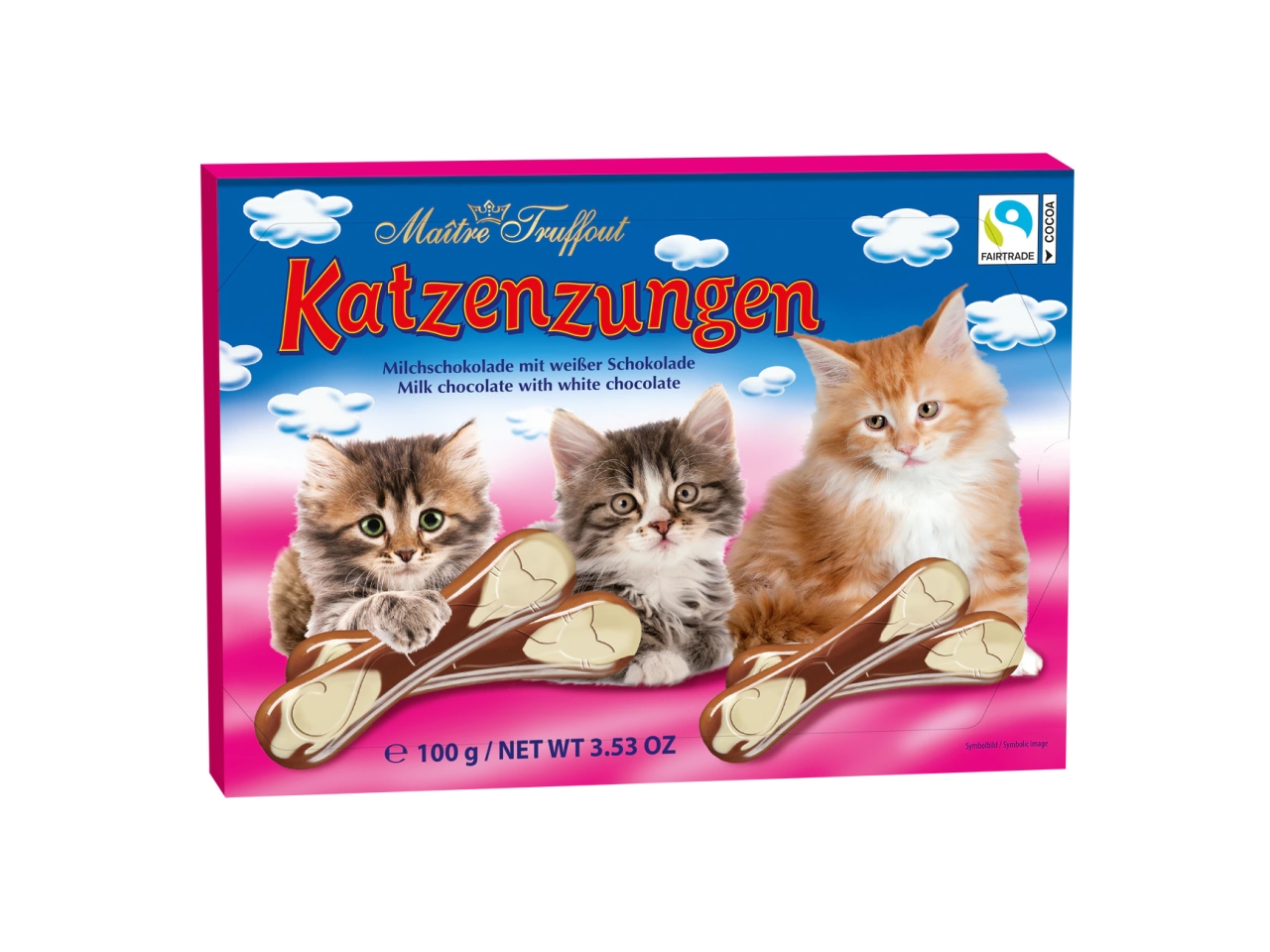 LINGUE DI GATTO CIOCCOLATO AL LATTE 100GR 0084773