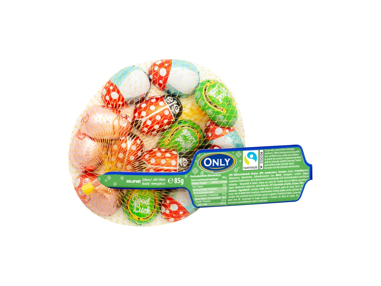 PORTAFORTUNA CIOCCOLATO AL LATTE 85GR 0096097