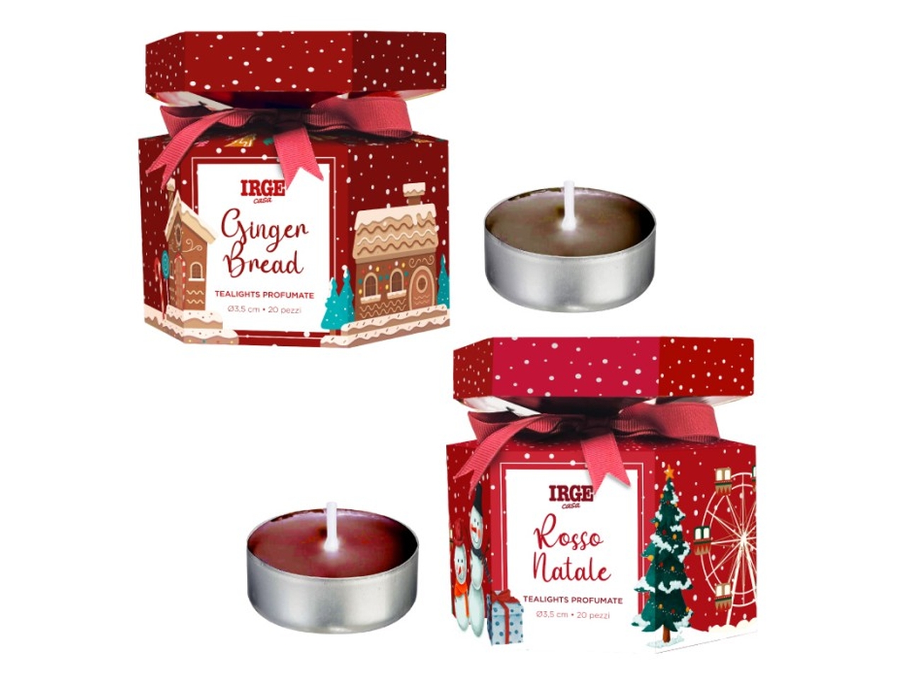 TEALIGHTS PROFUMATI 20PZ GINGER BREAD CAN7308A