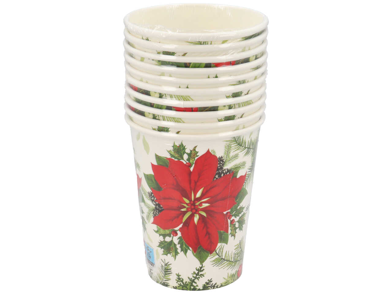 STELLA DI NATALE BICCHIERI 250CC 10PZ BIC7204A