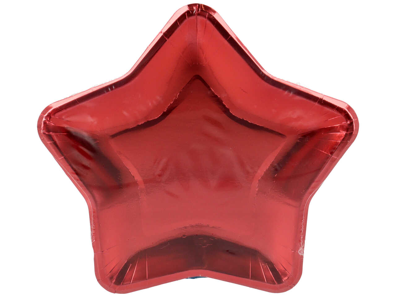 SOTTOPIATTI STELLA 26,5CM 6PZ ROSSO METAL PIA7251A