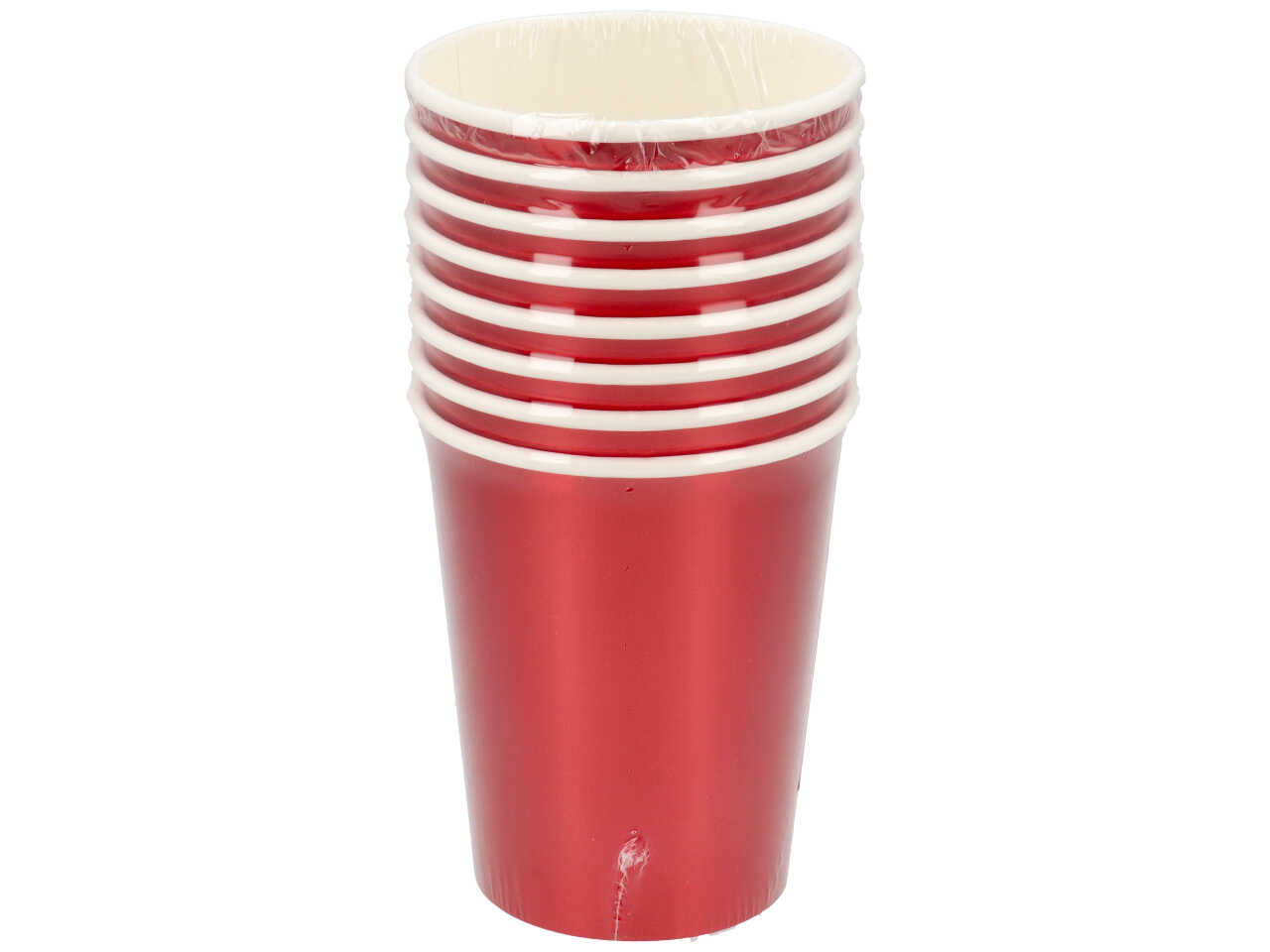 BICCHIERI 250CC 8PZ ROSSO METAL BIC7253A
