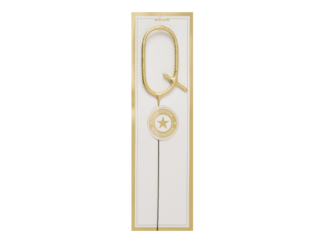 CANDELA SCINTILLA LETTERA Q W172